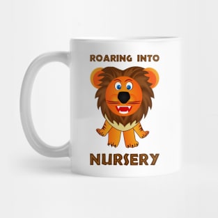 Roaring Into Nursery (Cartoon Lion) Mug